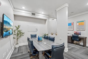 Business conference room and coworking center w/ wi-fi access